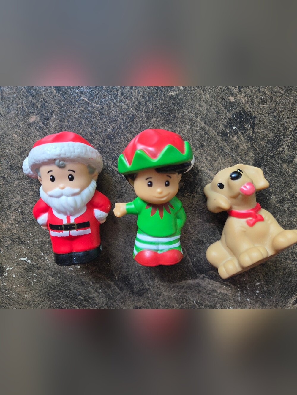 Little People Christmas Advent Santa Elf & Dog